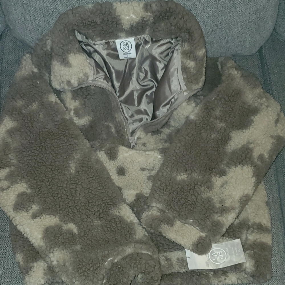 Womens small fleece jacket/fleece sweatshirt